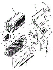 Non Functional parts for Climette/Keeprite/Zoneaire Heating Cooling Combined Unit THA12K25SPA from AppliancePartsPros.com