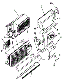 Non Functional parts for Climette/Keeprite/Zoneaire Heating Cooling Combined Unit THA12K50SPA from AppliancePartsPros.com