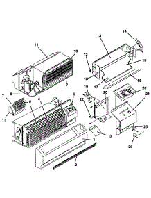 Non Functional Parts parts for Climette/Keeprite/Zoneaire Central Air Conditioner THA12R50RTA from AppliancePartsPros.com