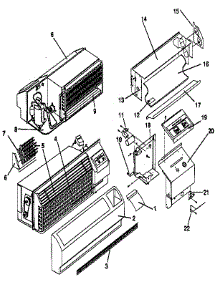 Non Functional parts for Climette/Keeprite/Zoneaire Heating Cooling Combined Unit THA15K50SPC from AppliancePartsPros.com