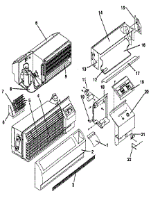 Non Functional parts for Climette/Keeprite/Zoneaire Heating Cooling Combined Unit THA15K50STC from AppliancePartsPros.com