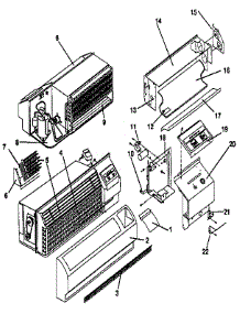 Non Functional parts for Climette/Keeprite/Zoneaire Heating Cooling Combined Unit THA15R25SPC from AppliancePartsPros.com