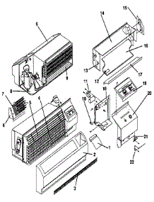 Non Functional parts for Climette/Keeprite/Zoneaire Heating Cooling Combined Unit THA15R25STC from AppliancePartsPros.com