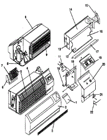 Non Functional parts for Climette/Keeprite/Zoneaire Heating Cooling Combined Unit THA15R50SPC from AppliancePartsPros.com