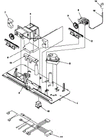 Control Assembly parts for Amana Top-Mount Refrigerator THI18S3L-P1195403WL from AppliancePartsPros.com