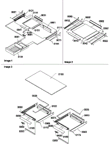 Shelving Assemblies parts for Amana Top-Mount Refrigerator THI18TE-P1310701WE from AppliancePartsPros.com