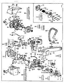 Powerhead Assembly parts for Mcculloch Chainsaw TITAN 560 11-600166-00 from AppliancePartsPros.com