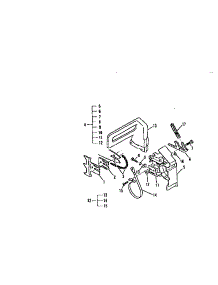 Chain Brake Assembly parts for Mcculloch Chainsaw TITAN 7 from AppliancePartsPros.com