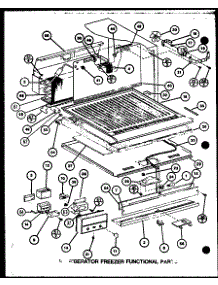 Refrigerator Freezer Functional Parts (Tj18m / P7859220w) (Tj18m / P7859221w) parts for Amana Top-Mount Refrigerator TJ16M-P7859219W from AppliancePartsPros.com