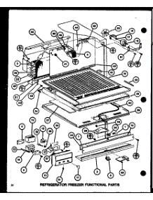 Refrigerator Freezer Functional Parts (Tj20k / P7791142w) (Tj20k / P7791143w) (Tji20k / P7791144w) (Tji20k / P7791145w) parts for Amana Top-Mount Refrigerator TJ18K-P7791139W from AppliancePartsPros.com