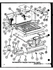 Refrigerator Freezer Functional Parts (Tj22m / P7859224w) parts for Amana Top-Mount Refrigerator TJ18M-P7859220W from AppliancePartsPros.com
