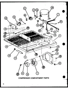 Compressor Compartment Parts (Tj22m / P7859224w) parts for Amana Top-Mount Refrigerator TJ18M-P7859221W from AppliancePartsPros.com