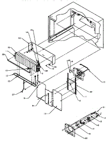 Evaporator Area parts for Amana Top-Mount Refrigerator TJ18R8L-P1181715WL from AppliancePartsPros.com