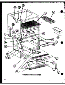 Interior Accessories (Tj18m / P7859220w) (Tj18m / P7859221w) parts for Amana Top-Mount Refrigerator TJ20M-P7859223W from AppliancePartsPros.com