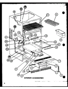Interior Accessories (Tj20m / P7859222w) (Tj20m / P7859223w) parts for Amana Top-Mount Refrigerator TJ20M-P7859223W from AppliancePartsPros.com