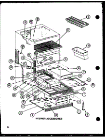 Interior Accessories (Tj20n / P1102113w) (Tj20n / P1102114w) parts for Amana Top-Mount Refrigerator TJ20N-P1102113W from AppliancePartsPros.com
