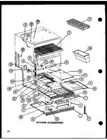 Interior Accessories (Tj22n / P1102115w) parts for Amana Top-Mount Refrigerator TJ20N-P1102114W from AppliancePartsPros.com