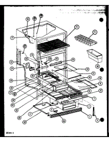 (Tj22n / P1106115w) (Tq22nb / P1114001w) parts for Amana Top-Mount Refrigerator TJ20N-P1106114W from AppliancePartsPros.com