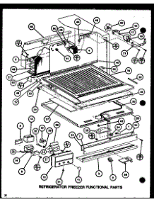Refrigerator Freezer Functional Parts (Tj18j / P7791138w) (Tj18k / P7791139w) (Tji18k / P7791140w) (Tji18k / P7791141w) parts for Amana Top-Mount Refrigerator TJ22K-P7791146W from AppliancePartsPros.com
