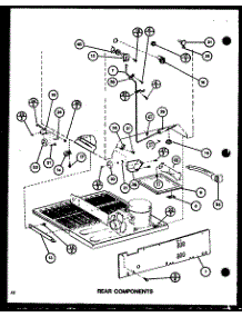 Rear Components (Tj20k / P7791142w) (Tj20k / P7791143w) (Tji20k / P7791144w) (Tji20k / P7791145w) parts for Amana Top-Mount Refrigerator TJ22K-P7791146W from AppliancePartsPros.com
