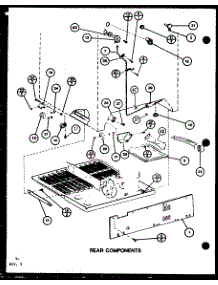 Rear Components (Tj22k / P7791146w) (Tji22k / P7791147w) (Tj22k / P7859201w) parts for Amana Top-Mount Refrigerator TJ22K-P7791146W from AppliancePartsPros.com