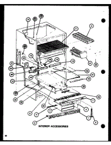 Interior Accessories (Tj22k / P7791146w) (Tji22k / P7791147w) (Tj22k / P7859201w) parts for Amana Top-Mount Refrigerator TJ22K-P7859201W from AppliancePartsPros.com