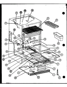(Tj18n / P1106111w) (Tj18n / P1106112w) (Tq18nb / P1113501w) (Tq18nb / P1113502w) parts for Amana Top-Mount Refrigerator TJ22N-P1106115W from AppliancePartsPros.com