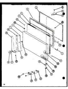 (Tj20n / P1106113w) (Tj20n / P1106114w) (Tq20nb / P1113601w) (Tq20nb / P1113602w) parts for Amana Top-Mount Refrigerator TJ22N-P1106115W from AppliancePartsPros.com