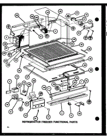 Refrigerator Freezer Functional Parts (Tl20j / P7739011w) (Tli20j / P7739012w) parts for Amana Top-Mount Refrigerator TL18J-P7739006W from AppliancePartsPros.com