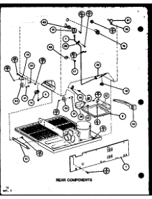 Rear Components (Tl18k / P7803221w) (Tl18k / P7803222w) (Tli18k / P7803223w) (Tli18k / P7803224w) (Tli18k / P7803245w) (Tli18k / P7803246w) parts for Amana Top-Mount Refrigerator TL18K-P7803221W from AppliancePartsPros.com
