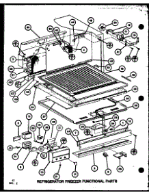 Refrigerator Freezer Functional Parts (Tl22k / P7803229w) (Tli22k / P7803230w) (Tli22k / P7803249w) (Tl22k / P7859204w) (Tli22k / P7859207w) parts for Amana Top-Mount Refrigerator TL18K-P7803221W from AppliancePartsPros.com