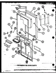 Refrigerator Door Parts (Tl20m / P7858513w) (Tl20m / P7858514w) (Tli20m / P7858523w) (Tli20m / P7858524w) parts for Amana Top-Mount Refrigerator TL18M-P7858512W from AppliancePartsPros.com