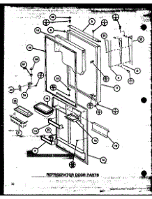 Refrigerator Door Parts (Tl22m / P7858515w) (Tli22m / P7858525w) parts for Amana Top-Mount Refrigerator TL18M-P7858512W from AppliancePartsPros.com