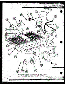 Compressor Compartment Parts (Tl22m / P7858515w) (Tli22m / P7858525w) parts for Amana Top-Mount Refrigerator TL18M-P7858512W from AppliancePartsPros.com