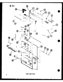 Lower Door Parts parts for Amana Top-Mount Refrigerator TL20F-P75288-15W from AppliancePartsPros.com