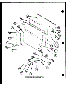 Freezer Door Parts (Tl18h / P77110-19W) (Tl18h / P77110-20W) (Tli18h / P77110-21W) (Tli18h / P77110-22W) parts for Amana Top-Mount Refrigerator TL20H-P77110-24W from AppliancePartsPros.com