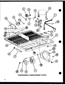 Compressor Compartment Parts (Tli18j / P7739007w) (Tli18j / P7739006w) parts for Amana Top-Mount Refrigerator TL20J-P7739011W from AppliancePartsPros.com