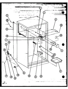 (Tli22k / P7803230w) (Tli22k / P7803249w) (Tli22k / P7859207w) parts for Amana Top-Mount Refrigerator TL20K-P7803226W from AppliancePartsPros.com