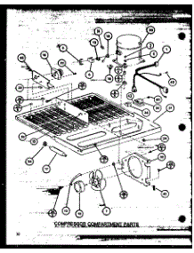 Compressor Compartment Parts (Tl20m / P7858513w) (Tl20m / P7858514w) (Tli20m / P7858523w) (Tli20m / P7858524w) parts for Amana Top-Mount Refrigerator TL20M-P7858514W from AppliancePartsPros.com