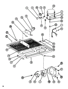Condenser (Tl20n / P1106213w) (Tl20n / P1106214w) (Tli20n / P1106222w) (Tli20n / P1106223w) parts for Amana Top-Mount Refrigerator TL20N-P1106214W from AppliancePartsPros.com