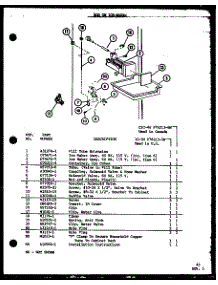 Add On Ice-Maker (Ic-3H / P76213-5W) (Cic-4H / P76213-6W) parts for Amana Top-Mount Refrigerator TL22J-P7739035W from AppliancePartsPros.com