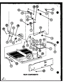 Rear Components (Tl20k / P7803225w) (Tl20k / P7803226w) (Tli20k / P7803227w) (Tli20k / P7803228w) (Tli20k / P7803247w) (Tli20k / P7803248w) parts for Amana Top-Mount Refrigerator TL22K-P7803229W from AppliancePartsPros.com