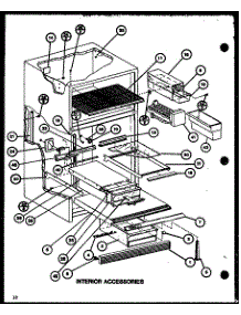 Interior Accessories (Tli18j / P7739025w) (Tl18j / P7739024w) parts for Amana Top-Mount Refrigerator TL8J-P7739024W from AppliancePartsPros.com