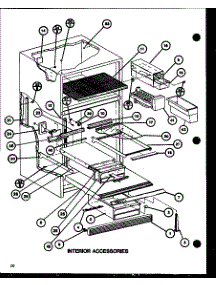 Interior Accessories (Tli18j / P7739007w) (Tli18j / P7739006w) parts for Amana Top-Mount Refrigerator TLI18J-P7739006W from AppliancePartsPros.com