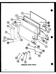Freezer Door Parts (Tl18j / P7739006w) (Tli18j / P7739007w) parts for Amana Top-Mount Refrigerator TLI18J-P7739007W from AppliancePartsPros.com