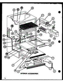 Interior Accesories (Tl20j / P7739029w) (Tli20j / P7739030w) parts for Amana Top-Mount Refrigerator TLI18J-P7739025W from AppliancePartsPros.com