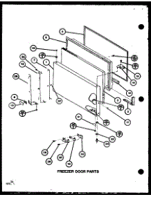 Freezer Door Parts (Tl22j / P7739035w) parts for Amana Top-Mount Refrigerator TLI18J-P7739025W from AppliancePartsPros.com