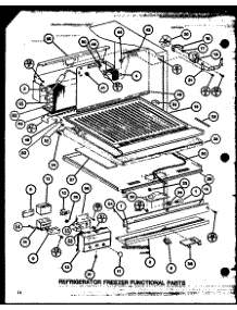 Refrigerator Freezer Functional Parts (Tl18m / P7858511w) (Tl18m / P7858512w) (Tli18m / P7858521w) (Tli18m / P7858522w) parts for Amana Top-Mount Refrigerator TLI18M-P7858521W from AppliancePartsPros.com