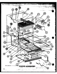 Interior Accessories (Tl20m / P7858513w) (Tl20m / P7858514w) (Tli20m / P7858523w) (Tli20m / P7858524w) parts for Amana Top-Mount Refrigerator TLI18M-P7858521W from AppliancePartsPros.com