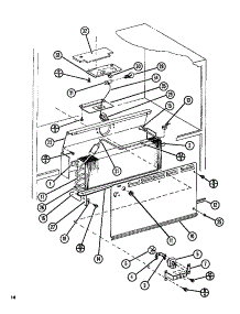 Evaporator (Tl18n / P1106211w) (Tl18n / P1106212w) (Tli18n / P1106220w) (Tli18n / P1106221w) parts for Amana Top-Mount Refrigerator TLI18N-P1106220W from AppliancePartsPros.com
